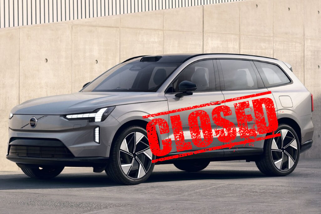 Volvo EX90 Order Books Closed Due To High Demand