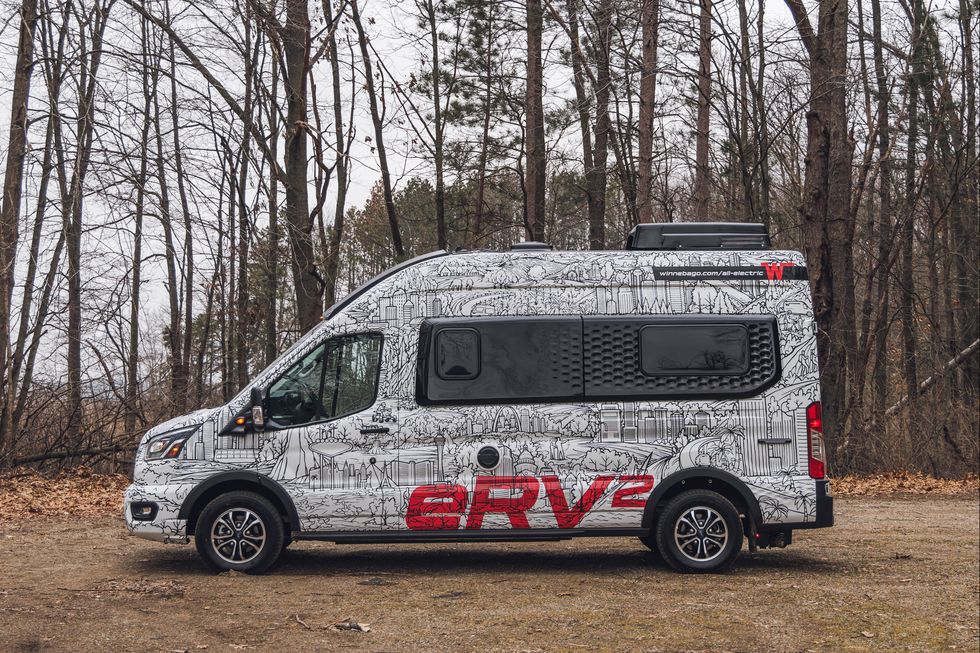 EV Camping in Winnebago's eRV2: Cozy Cabin but Constrained Range