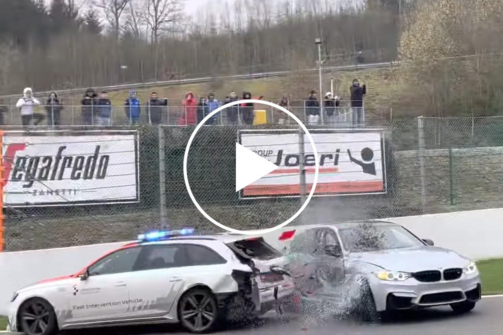 Horror Crash Between BMW M3 And Audi RS4 Shows Us Why Track Days Are Dangerous