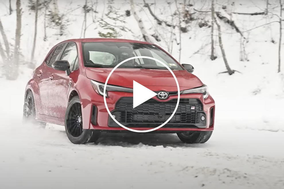 Can You Rally The Toyota GR Corolla In The Snow?