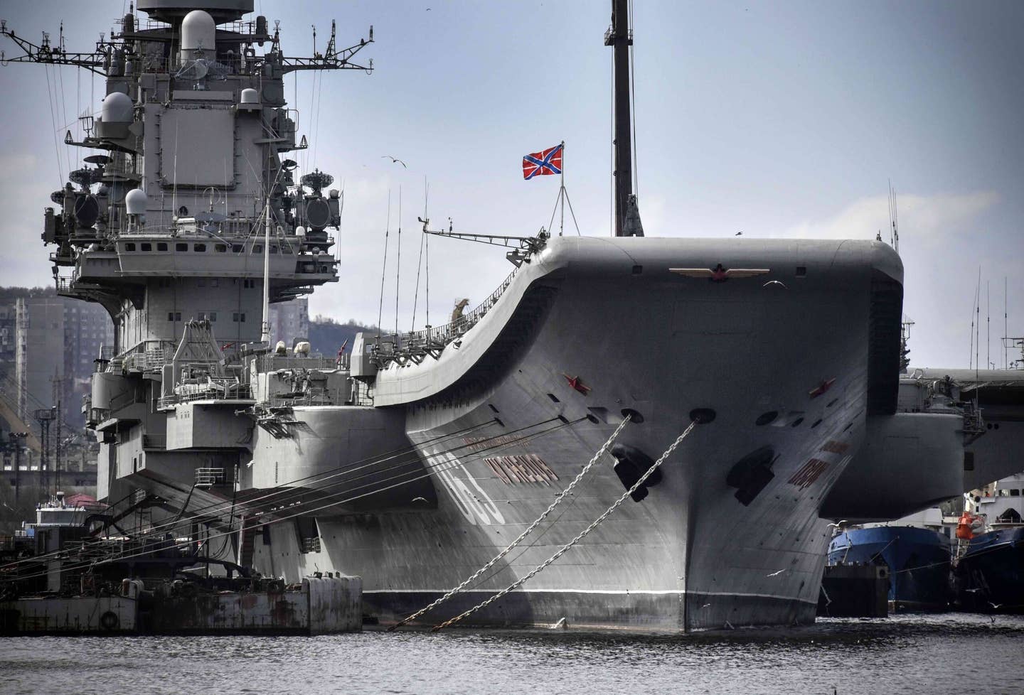 Russia’s Accident-Prone Aircraft Carrier Has No Crew