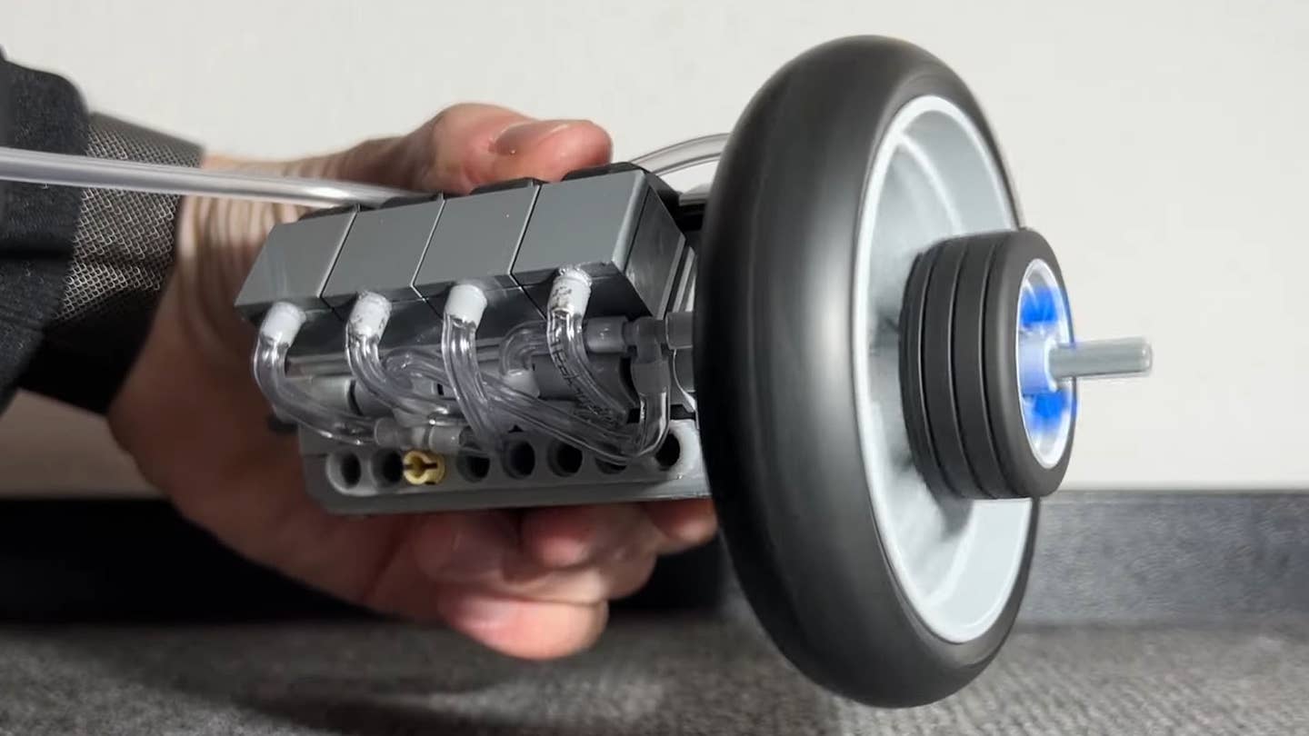 World’s Smallest Working Lego V8 Sounds Like the Real Thing