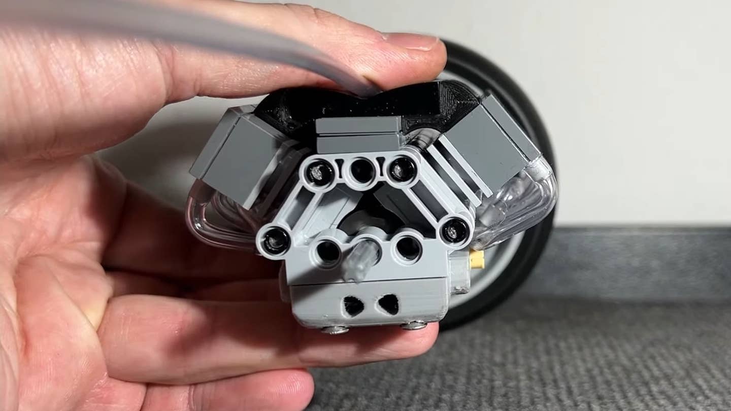 World’s Smallest Working Lego V8 Sounds Like the Real Thing