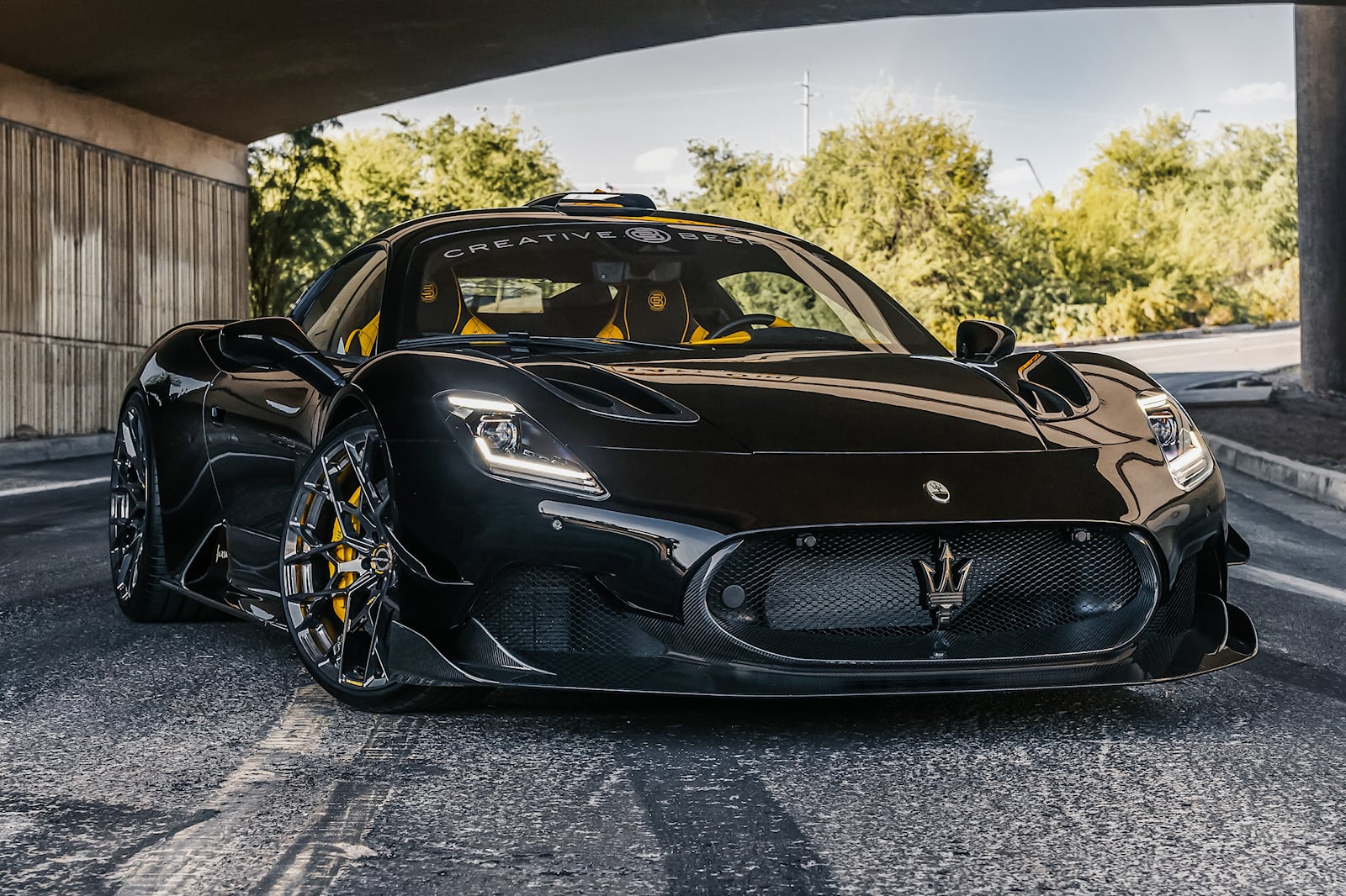 Carbon Fiber Body Kit Gives Maserati MC20 Batmobile Looks And 795 LBS Of Downforce