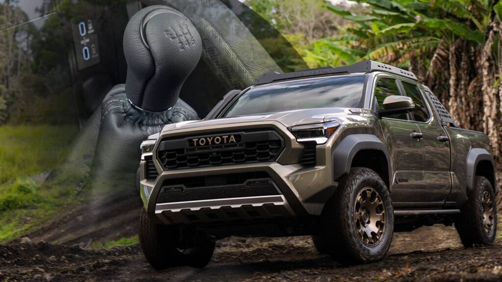 Here’s Why the 2024 Toyota Tacoma Manual Has a Funky Shift Boot