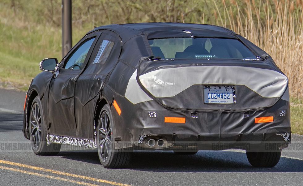 2025 toyota camry spied