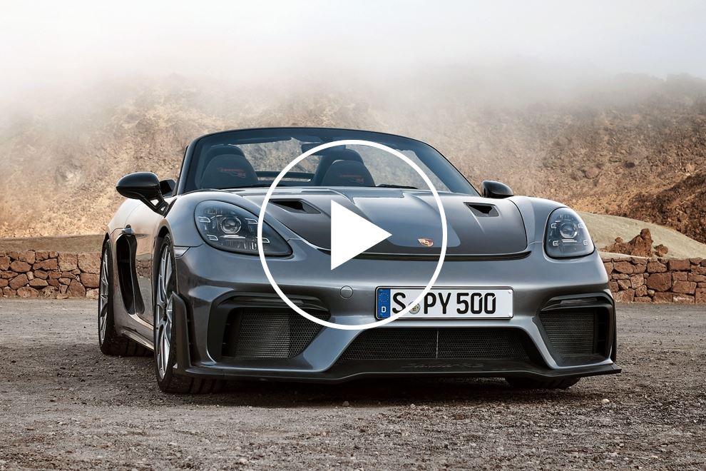 Porsche 718 Spyder RS Unveiled As The Most Powerful Boxster Ever With 493 HP