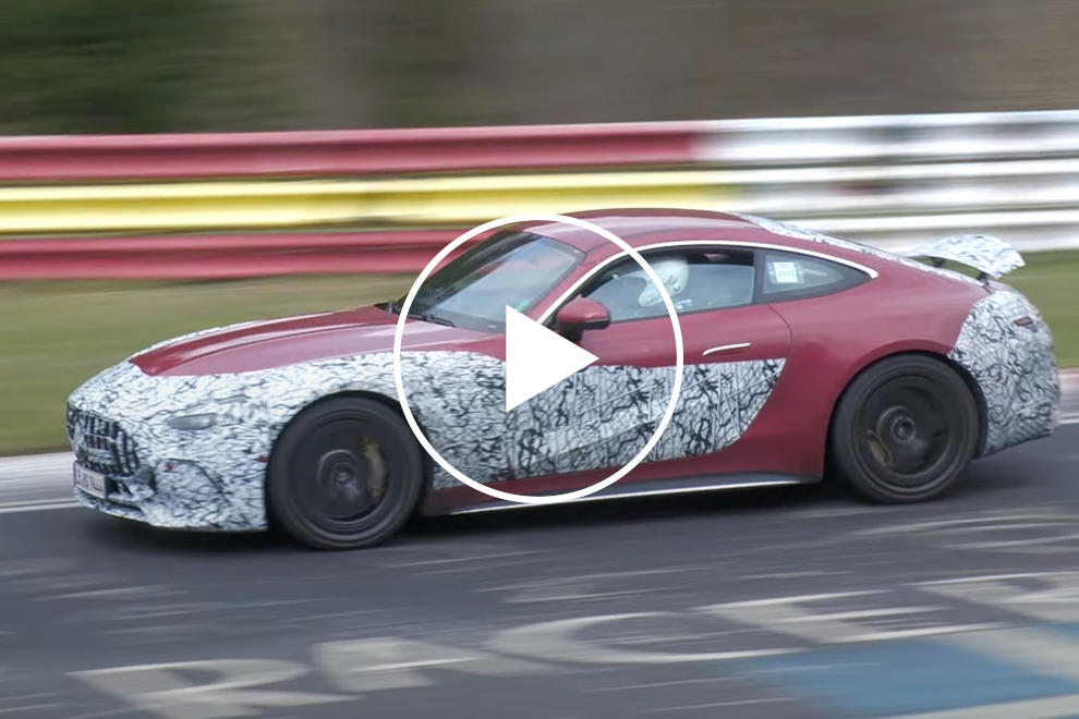 Listen To The 2024 Mercedes-AMG GT Sing Its V8 Tune At The Nurburgring