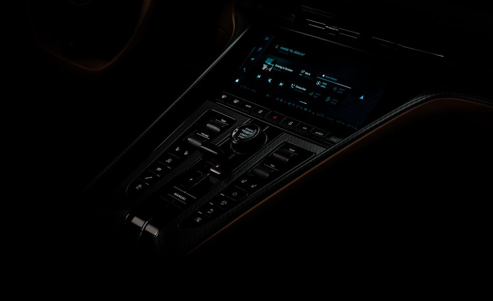 aston martin next gen db infotainment system