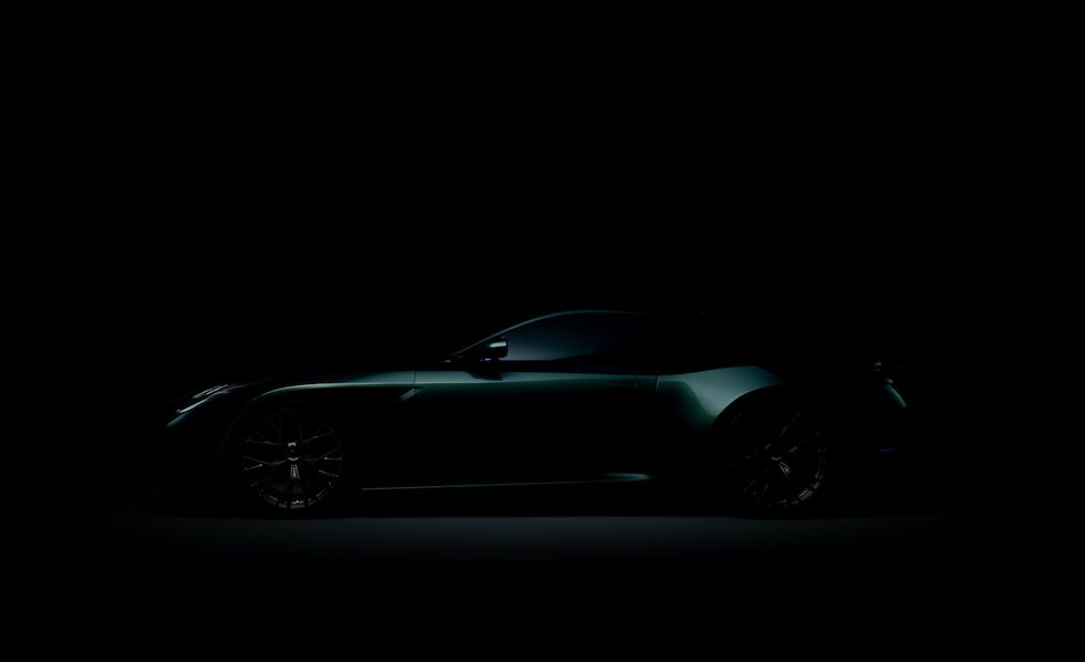 aston martin next gen db teaser side profile