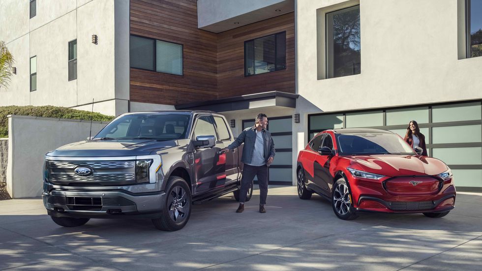 ford mach e mustang and f 150 lightning