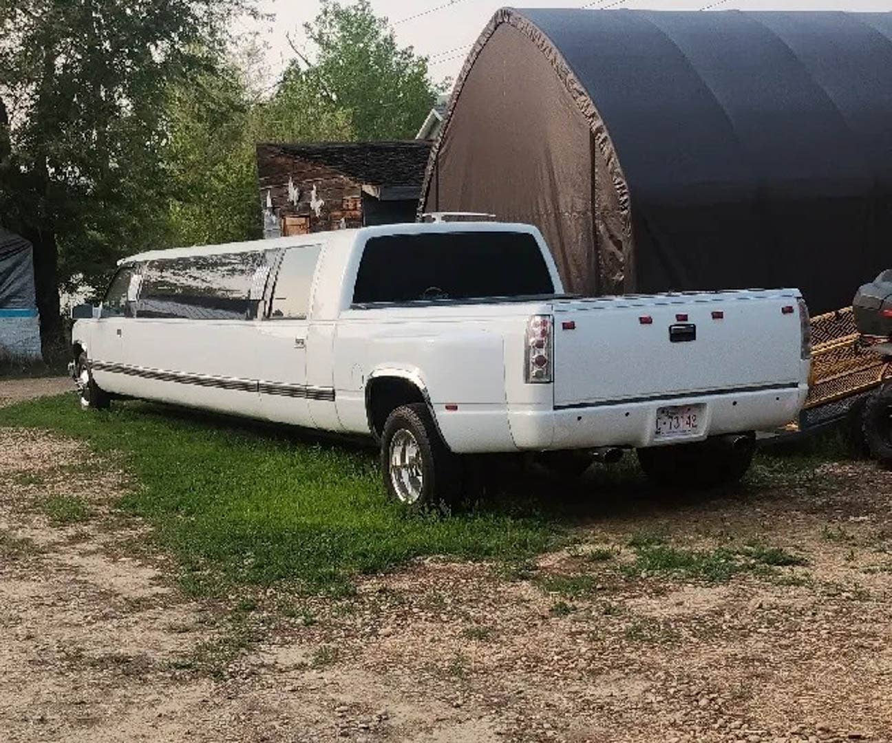 For Sale: GMC Dually Limo Is All About Business in Front, Party in Back