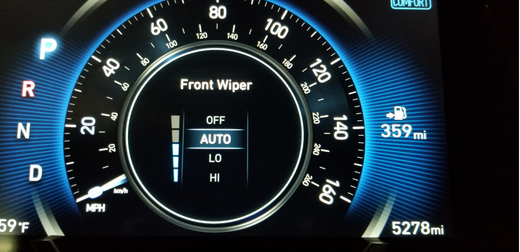 Hyundai wiper setting alert