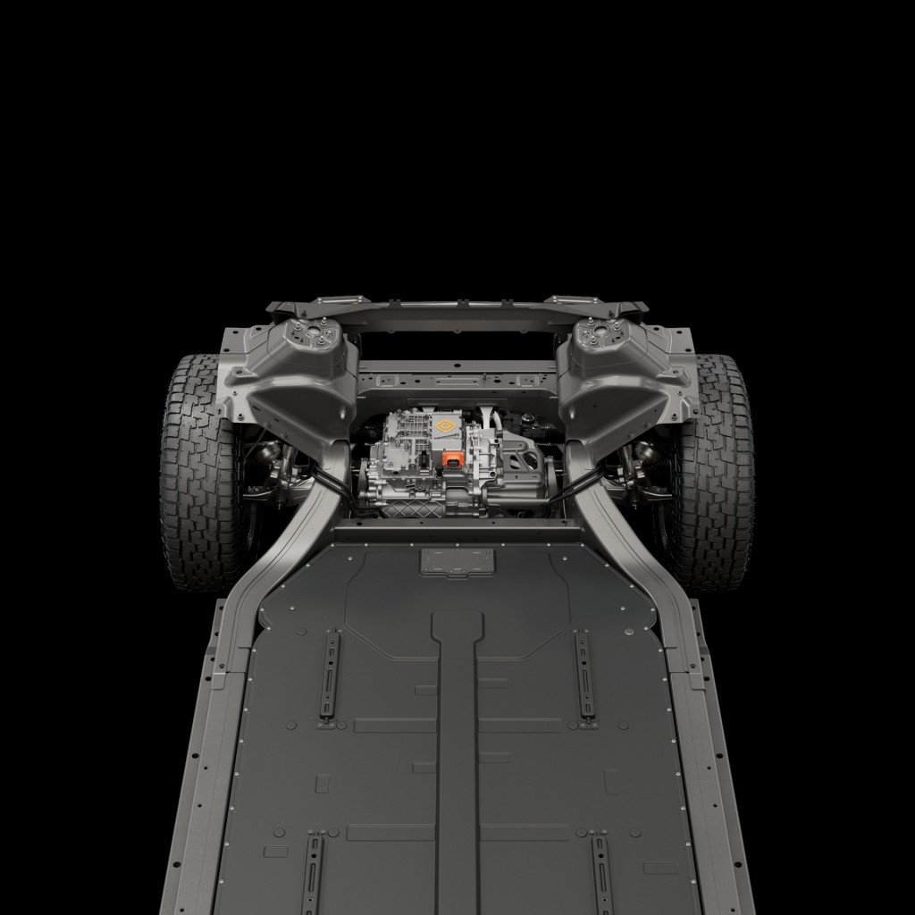 Rivian dual-motor components