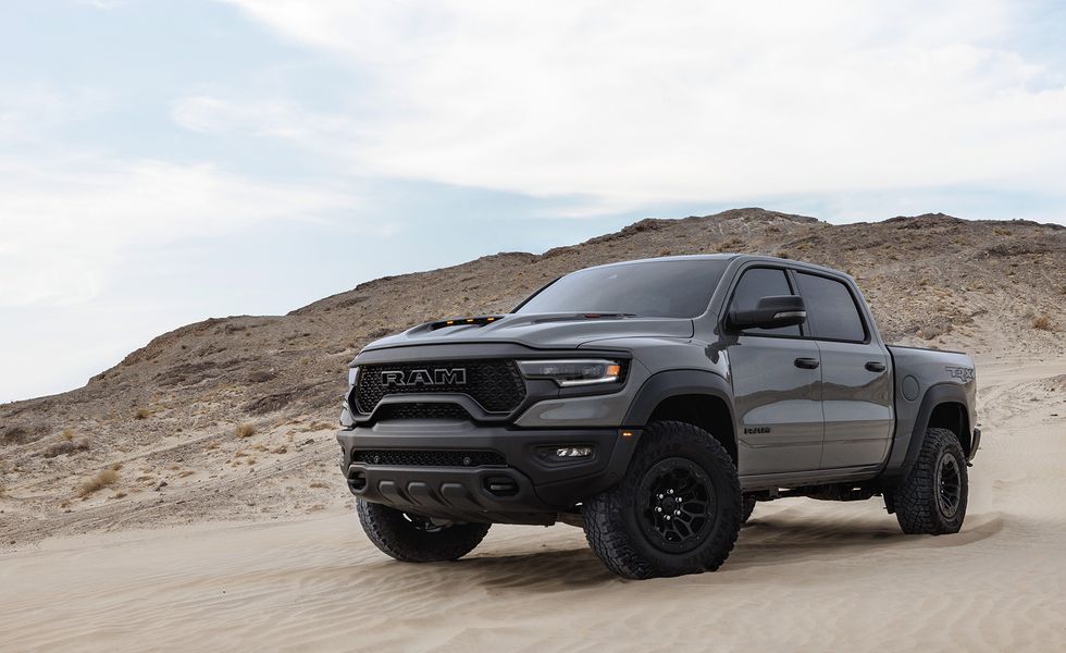 2023 ram 1500 trx lunar edition front three quarters