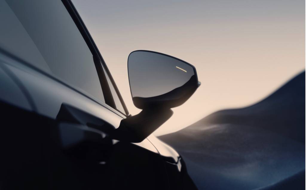 Teaser for Volvo EX30 debuting on June 7, 2023