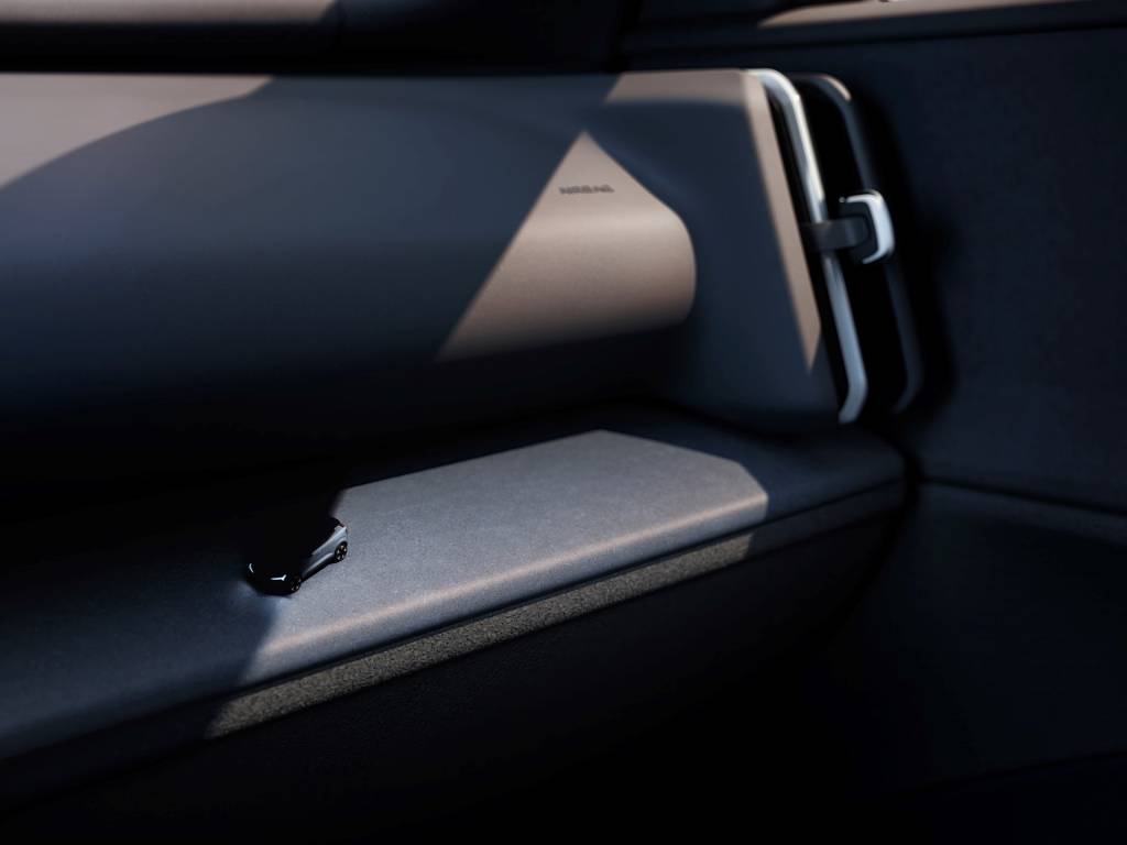 Teaser for Volvo EX30 debuting on June 7, 2023