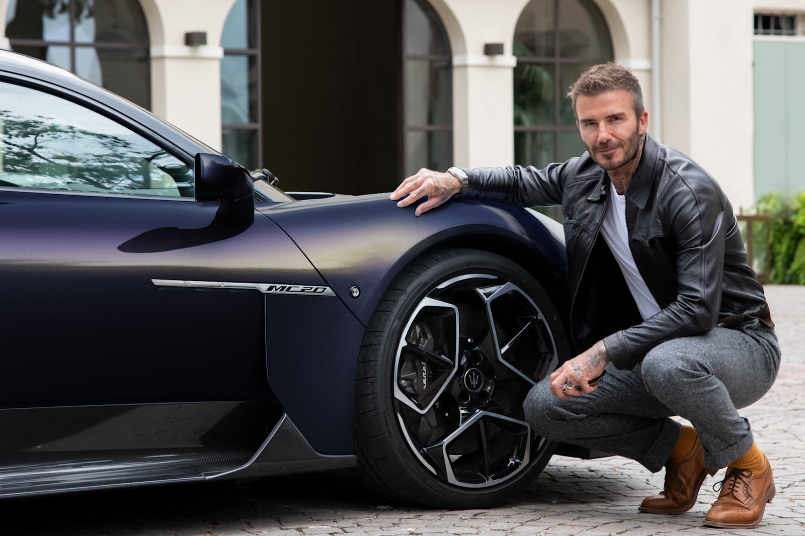 David Beckham Styles Maserati's First Fuoriserie Essentials Collection