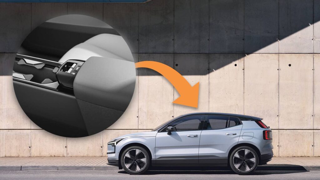 Volvo EX30 Follows the Worst Trend in Window Switch Design