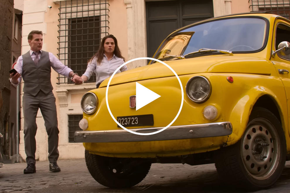 Tom Cruise Does The "Impossible" With One-Handed Drift In A Fiat