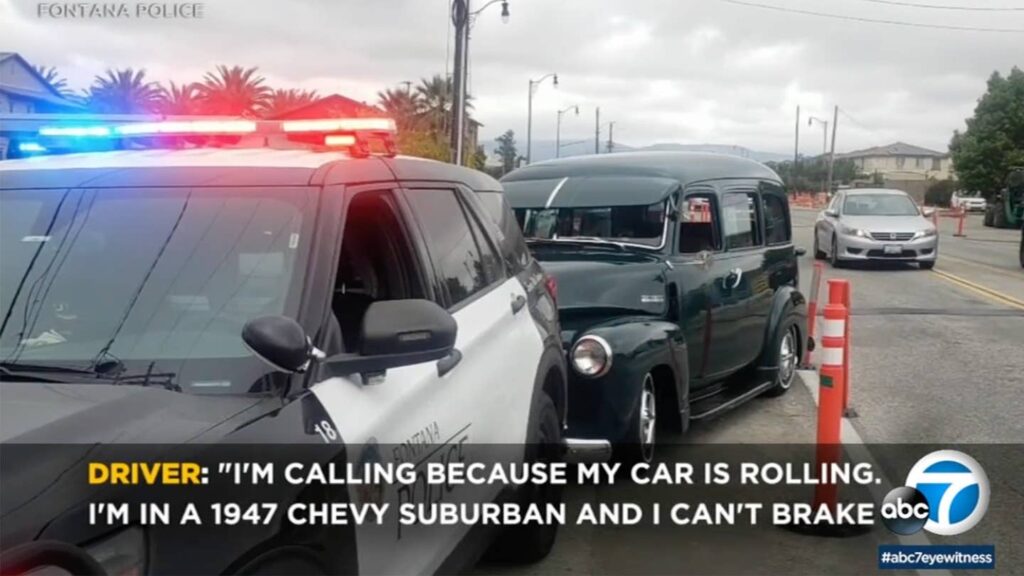 Owner of 1947 Chevy Suburban In For a Harrowing Experience After Brake Failure