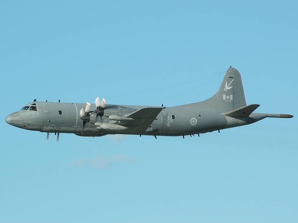 A Royal Canadian Air Force (RCAF) CP-140 Aurora maritime patrol aircraft. <em>John Davies/Wikimedia Commons</em>