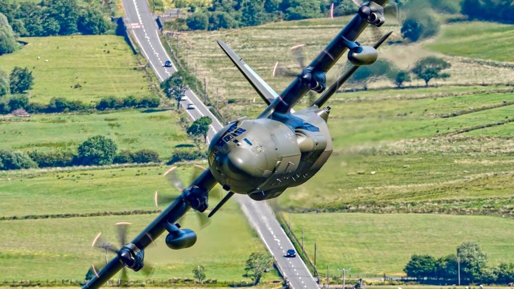 Britain Bids Farewell to C-130 Hercules With Spectacular Flypast