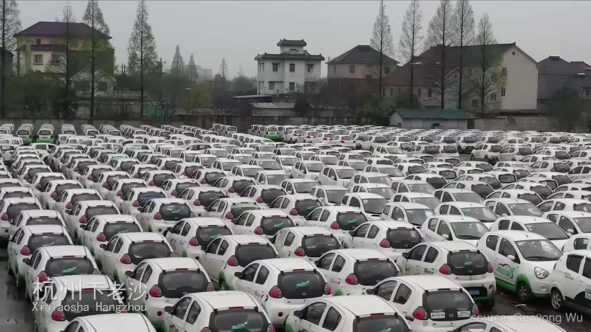 See China’s Abandoned EV Graveyard: Thousands Of Cars Rot In Huge Fields