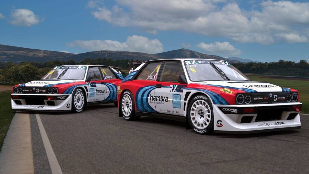 Of Course the Lancia Delta Evo-E RX Looks Best in Martini Livery