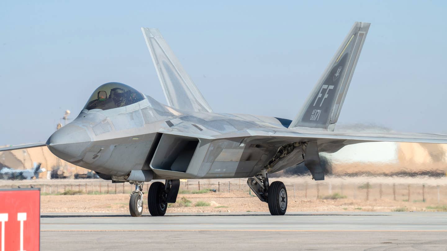 F-22s deploy to Middle East amid tensions with Russia in Syria.