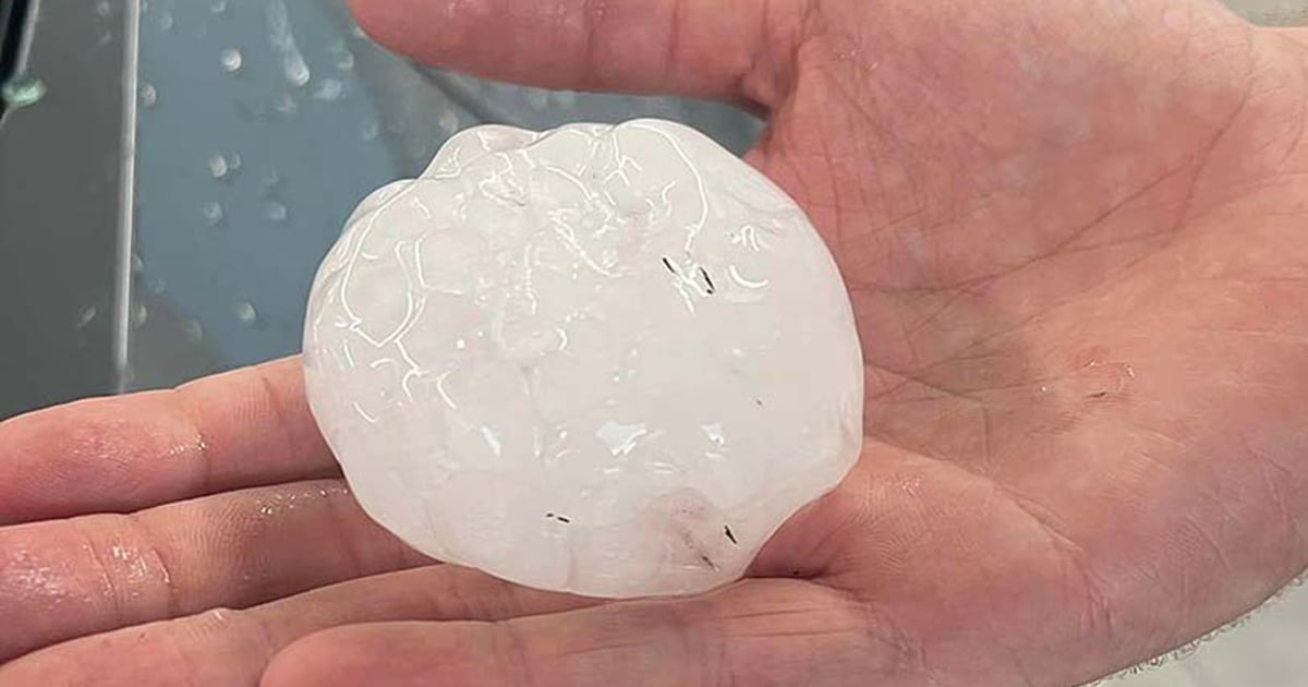 Hail strikes Michigan dealership