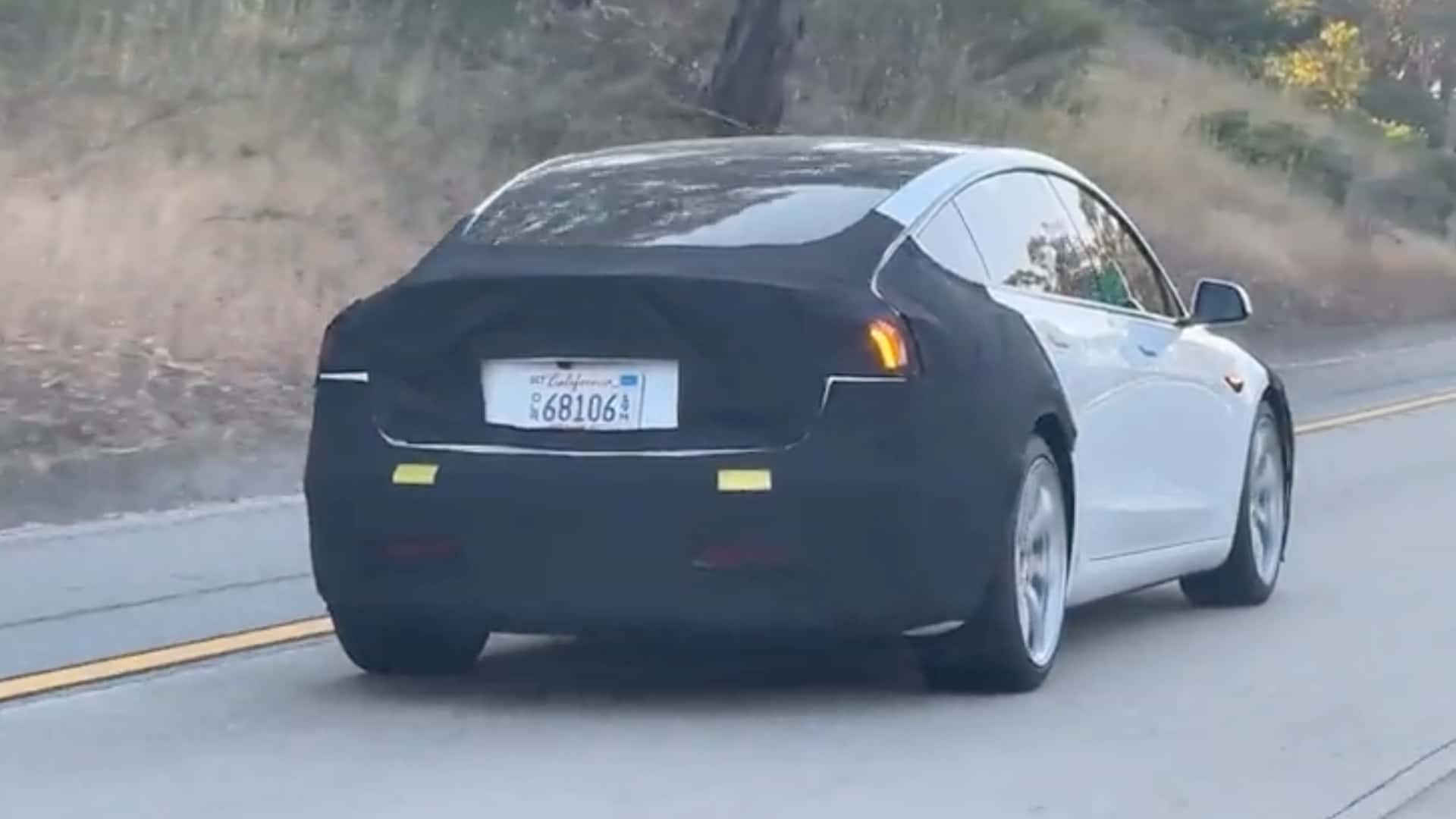 Tesla Model 3 Project Highland Prototype Spotted In Xinjiang, China