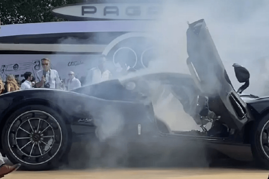 Monterey Car Week Visitor Sets Off Fire Extinguisher In Rare Pagani Utopia