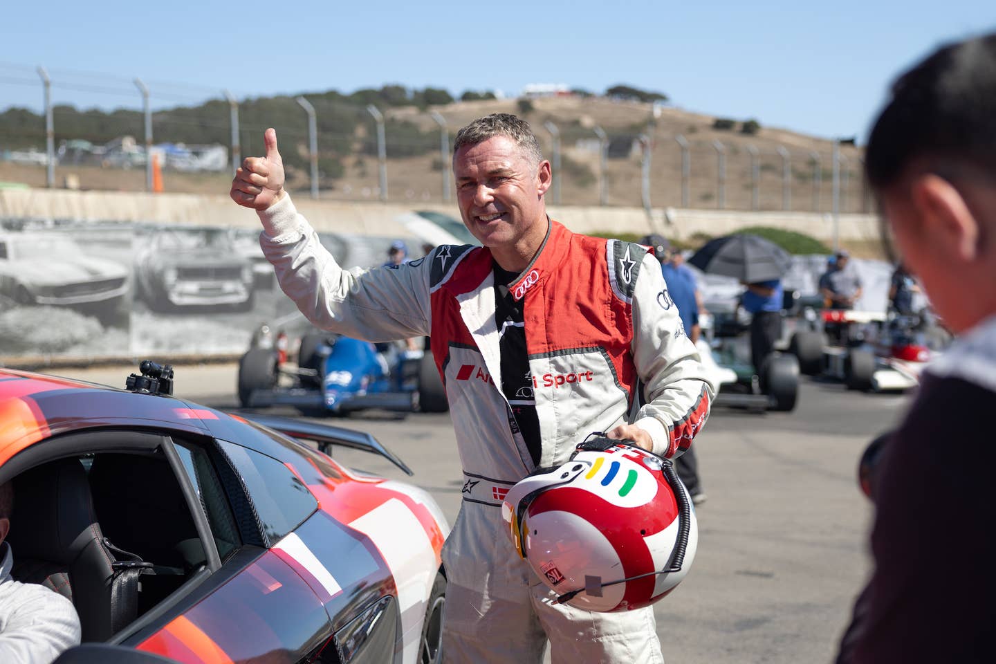 Danish racing driver Tom Kristensen. <em>Audi</em>