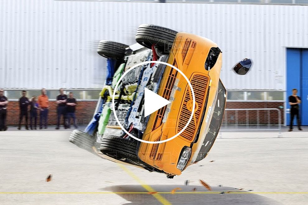 WATCH: Volvo XC90 Rolls Over For Extreme Crash Tests In The Name Of Safety