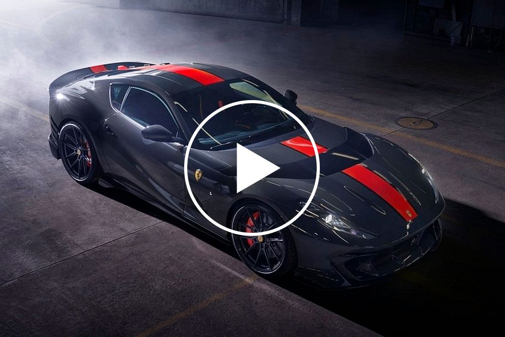 Novitec Ferrari 812 Competizione Looks Wicked, Sounds Better With Gold-Plated Exhaust