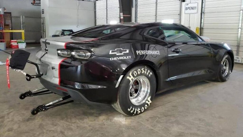 A Perfect 2020 Chevy COPO Camaro Drag Car Is on Copart. Here’s Why