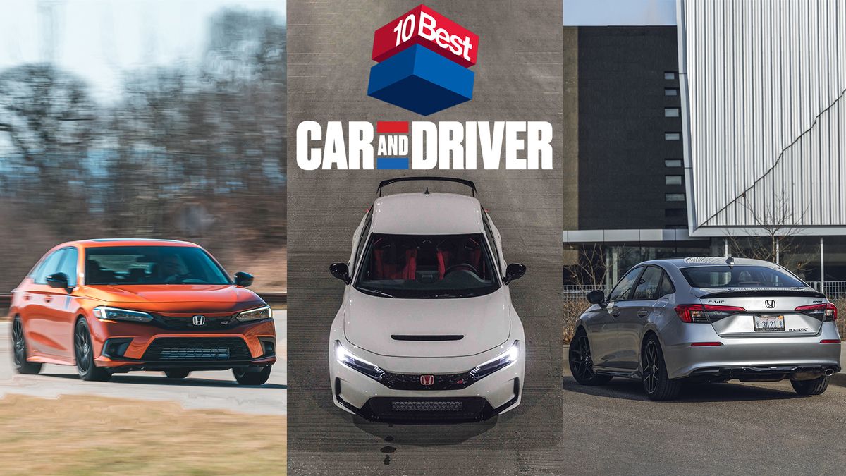 preview for 2023 Honda Civic: Car and Driver 10Best