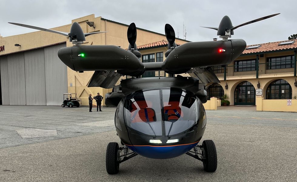 flying car at pebble beach 2023