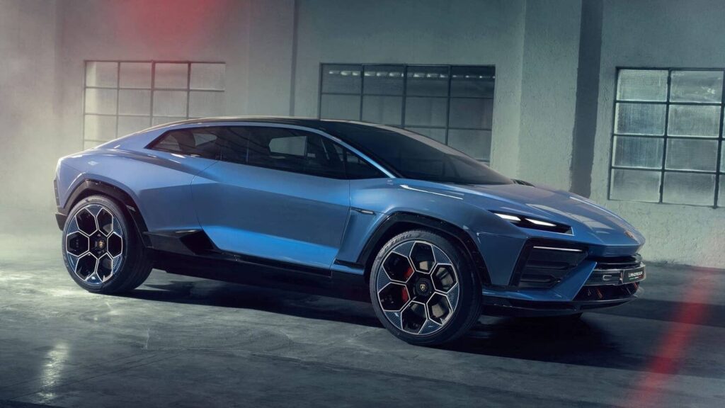 The Lamborghini Lanzador Concept Is a Two-Door, Four-Seat EV SUV Grand Tourer