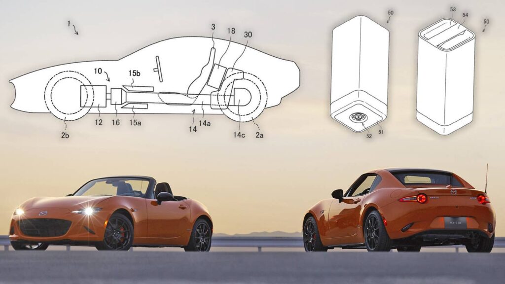 Mazda Rotary Sports Car With Hot-Swappable Hybrid Batteries Is an Amazing Concept