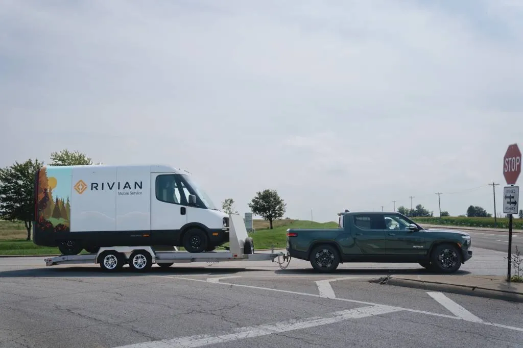 Rivian plant in Normal, Illinois, manufacturing its Enduro drive unit