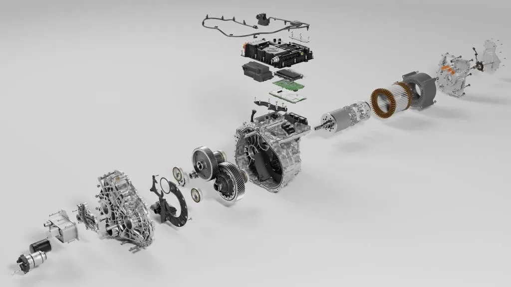 Rivian Enduro drive unit components