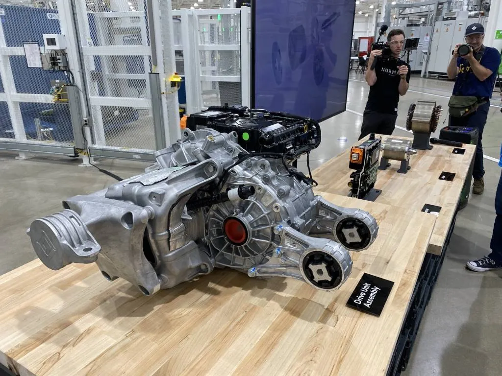 Rivian Enduro drive unit assembly