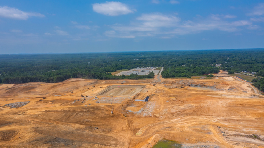 Site of planned Toyota Battery Manufacturing North Carolina (TBMNC) battery plant