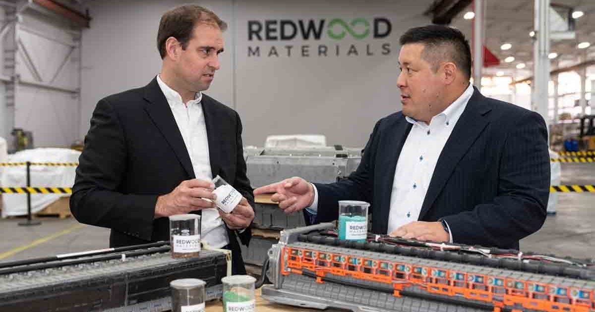 EV battery supplier Redwood Materials raises more than $1 billion to expand U.S. operations