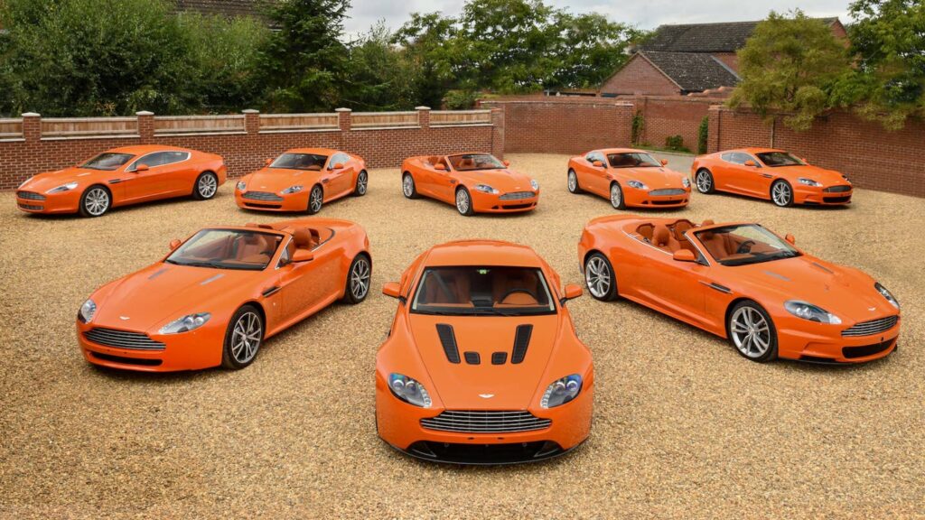 Orange Aston Martin Collection Is This Fall’s Zesty Auction Hit