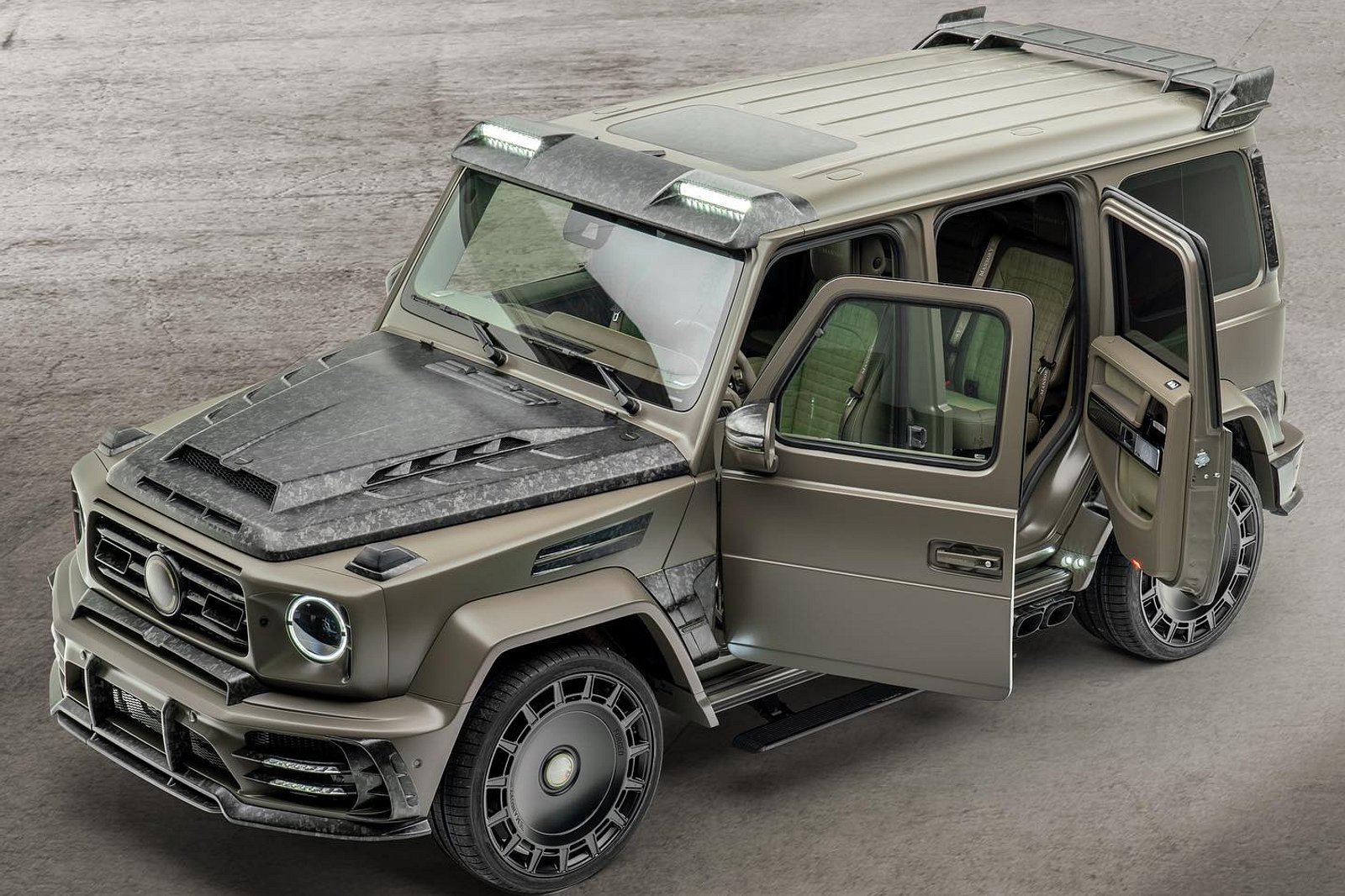 Mansory Gives Mercedes-AMG G63 Suicide Doors And ALL Of The Tacked-On Carbon Fiber