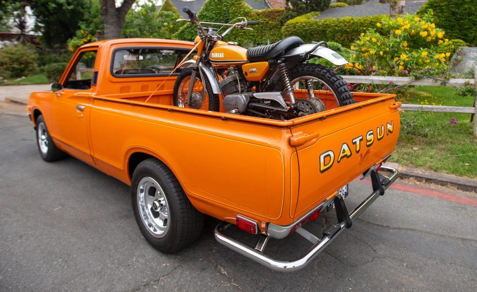 1973 datsun 620 pickup rear