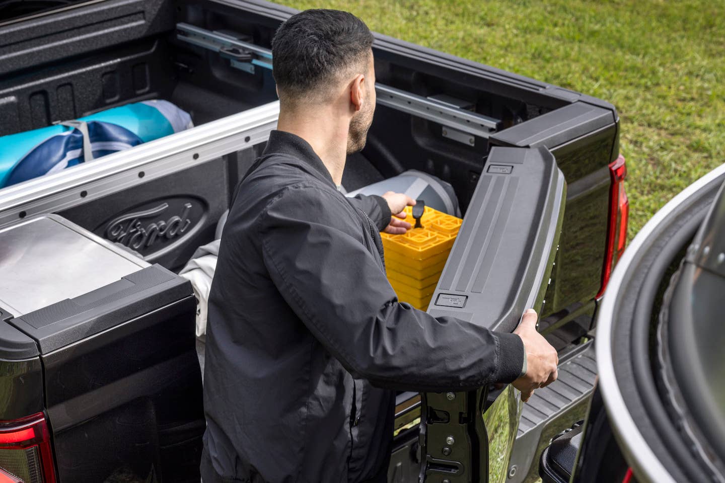 2024 Ford F-150 Pro Access Tailgate in action